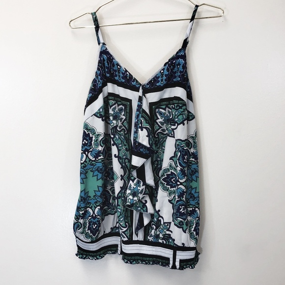 Lane Bryant Tops - 5/$20 Lane Bryant Floral Ruffle Tank